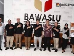 KPU Bertandang Ke Bawaslu Sulut Menjaga Sinergitas Hadapi Tahapan Pemilu 2024