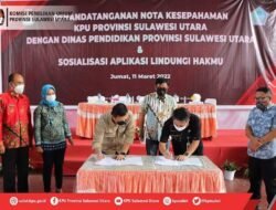 Pemutahiran Data Pemilih Berkelanjutan, KPU Dan Dikda Sulut Tandatangani Nota Kesepahaman