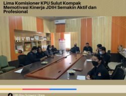 Lima Komisioner KPU Sulut Mendorong Kinerja JDIH Aktif Dan Profesional
