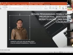 Dr. Herwyn Malonda: Masyarakat Harus Berpartisipasi Aktif Mengawal Jalannya Tahapan Pemilu dan Pemilihan tahun 2024