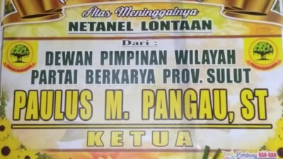 Pengurus DPW Sulut Sampaikan Dukacita Berpulangnya Opa Dari Alamanda Nay