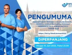 BP2MI Perpanjang Pendaftaran Nurse Ke Jerman sampai 15 Juni 2020