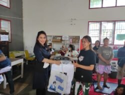 Stella Wakili Partai Nasdem Salurkan Bantuan Bencana Alam di Minsel