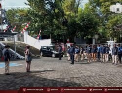 Memperingati Hari Sumpah Pemuda Ke-94 Tahun, KPU Sulut Gelar Upacara Bendera