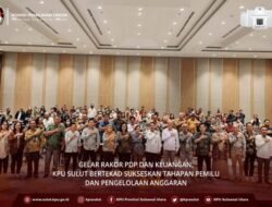 KPU Sulut Gelar Rakor PDP dan Keuangan, Sukseskan Pemilu dan Pengelolaan Anggaran Tahun 2024