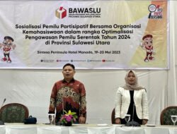 Bawaslu Sulut Ajak Mahasiswa Tolak dan Lawan Politik Uang
