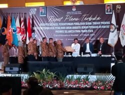 KPU Sulut Gelar Rapat Pleno Terbuka Rekapitulasi Tingkat Provinsi, Perhitungan Suara Bolsel Berjalan Lancar
