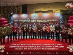 Jajaran KPU Sulut Hadiri Rakor Tahapan Pencalonan Gubernur dan Wagub, Bupati dan Wabup, serta Walikota dan Wakil Walikota Tahun 2024 Di Bali