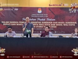 KPU Sulut Mantapkan Penyamaan Persepsi Produk Hukum Pilkada 2024 Kepada Stakeholder di Kota Manado