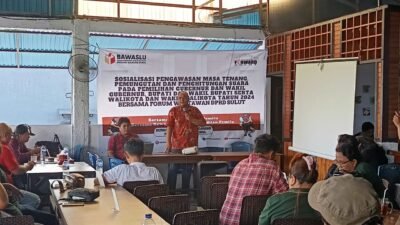 Bawaslu Sulut Gelar Sosialisasi Pengawasan Masa Tenang Pemungutan, Perhitungan Dan Rekapitulasi Suara Bersama Forward