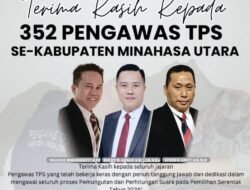 Terima Kasih Kepada 352 Pengawas TPS se- Kabupaten Minahasa Utara