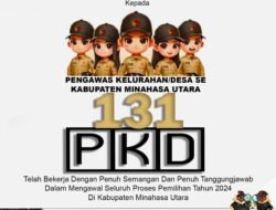 Terima Kasih Kepada 131 Pengawas Kelurahan/Desa Se – Kabupaten Minahasa Utara