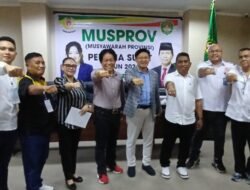 Hendra Jacob Resmi Terpilih Aklamasi Jadi Ketua PERTINA Sulut 2026–2030