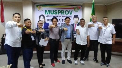 Hendra Jacob Resmi Terpilih Aklamasi Jadi Ketua PERTINA Sulut 2026–2030
