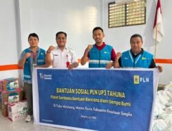 Aksi Nyata Kemanusiaan: PLN UP3 Tahuna Gerak Cepat Salurkan Bantuan Logistik bagi Korban Gempa di Kepulauan Sangihe