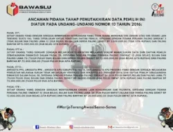Ancaman Pidana Tahap Pemutakhiran Data