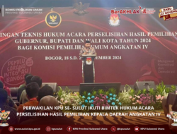 Perwakilan KPU Se- Sulut Ikuti Bimtek Hukum Acara Perselisihan Hasil Pemilihan kepala daerah Angkatan IV