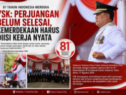Gubernur Sulawesi Utara Yulius Selvanus Fokus Dorong Pembangunan Lewat Kerja Nyata di HUT ke-81 RI